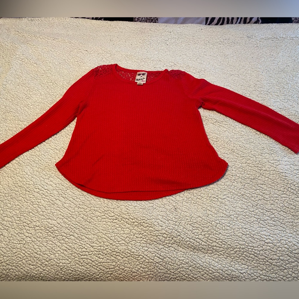 Girls Belle du Jour Long Sleeve Knitted Top | L